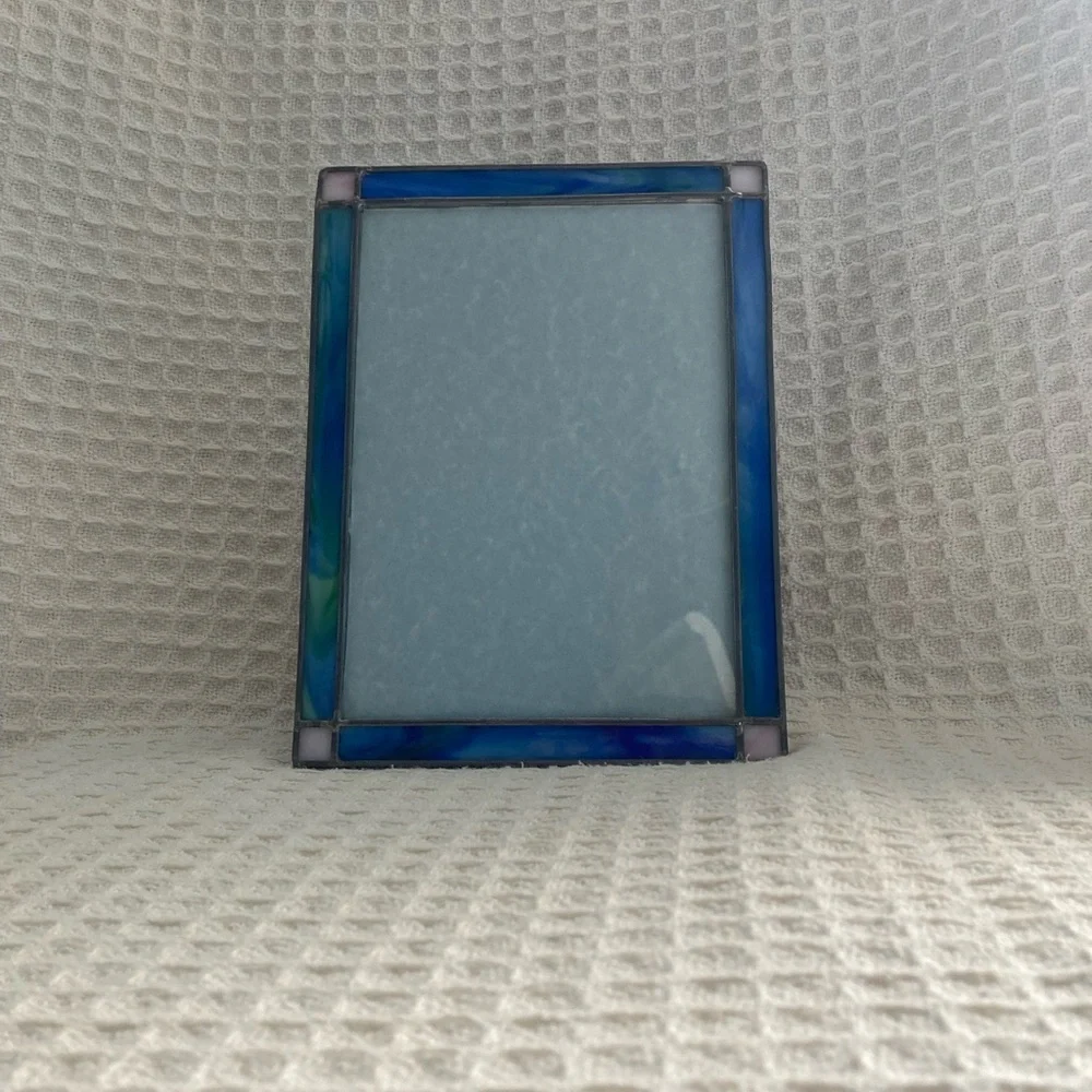 Fetco Leaded Stained Slag Glass Frame